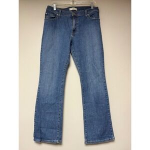 Levi's 550 Relaxed Boot Cut Jeans Blue Denim Medium Size 12